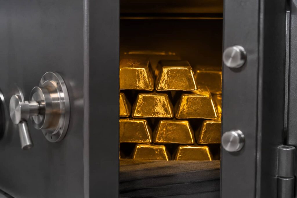 how to store gold safely