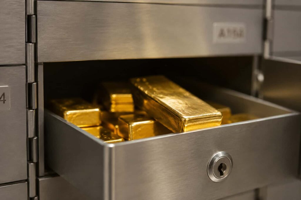 how to store gold safely
